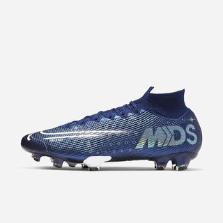 Ghete Fotbal Nike Mercurial Superfly 7 Elite MDS FG Firm-Ground Dama Albastri Albi Negrii Metal Argi